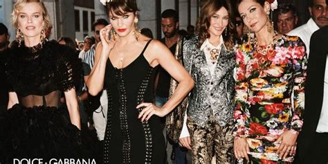 Helena Christensen, Monica Bellucci Front Dolce